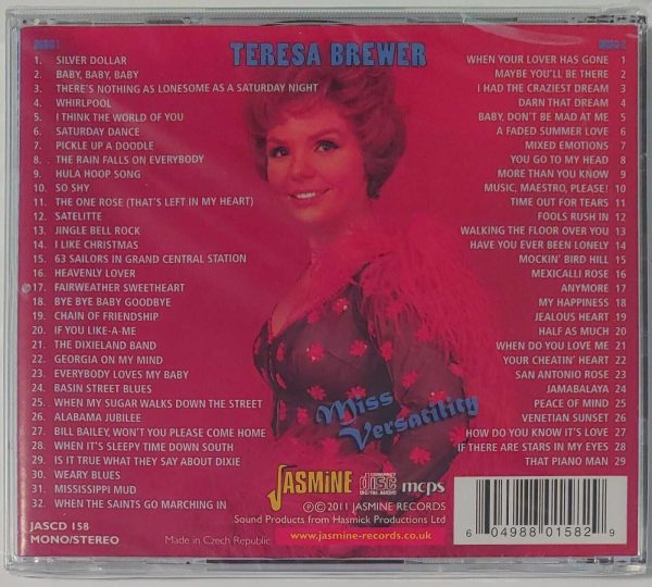 TERESA BREWER - MISS VERSATILITY   CD  BRAND NEW - Image 3