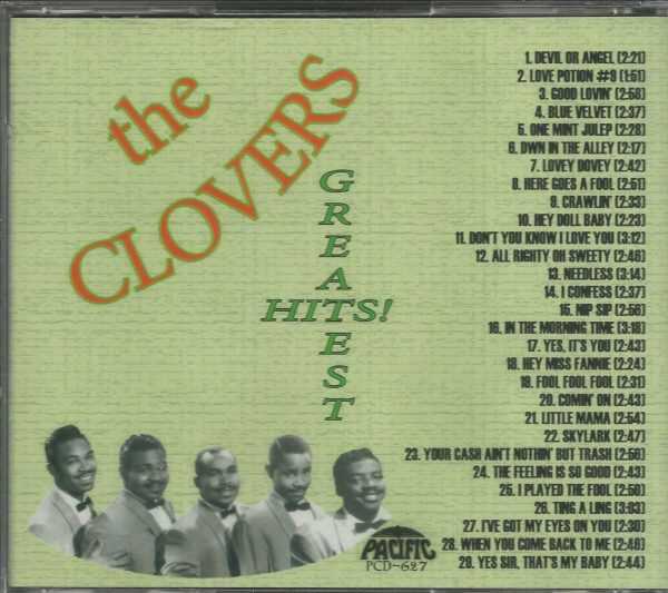 THE CLOVERS - CD - Greatest Hits - BRAND NEW - Image 3