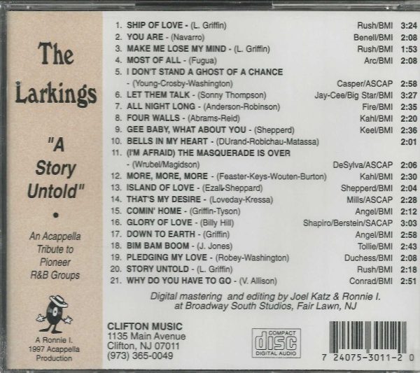 THE LARKINGS - CD - A Story Untold -  BRAND NEW - Image 3