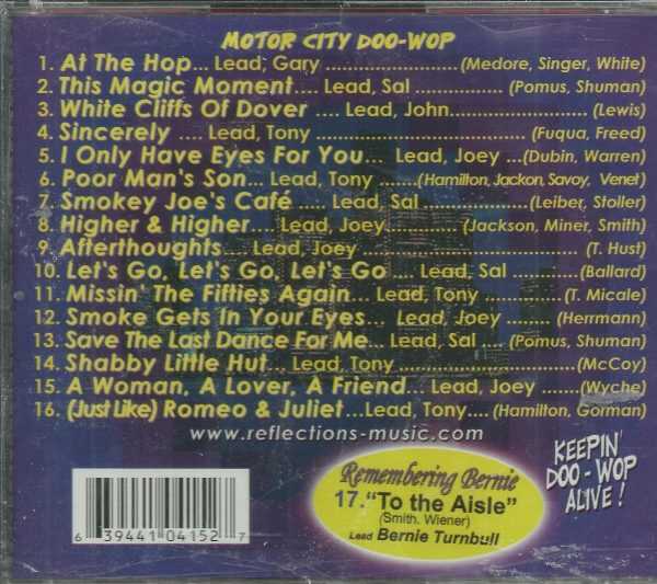 THE REFLECTIONS - MOTOR CITY DOO WOP - CD - BRAND NEW - Image 3