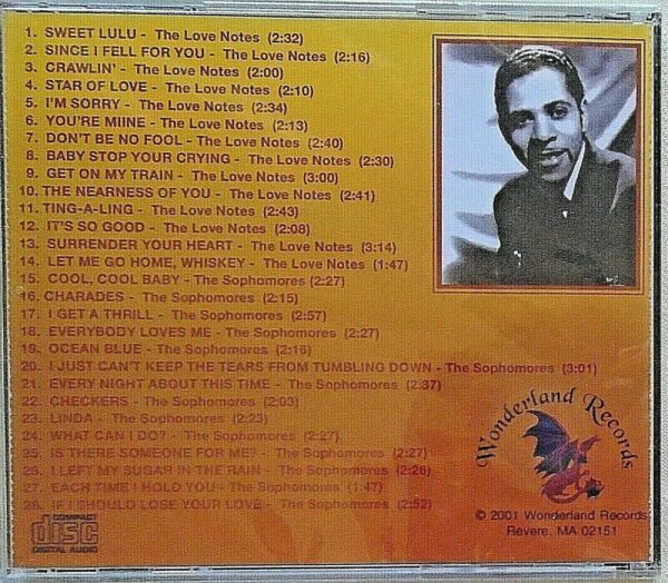 THE SOPHOMORES & THE LOVENOTES - CD - Rockin' In Boston - BRAND NEW - Image 3