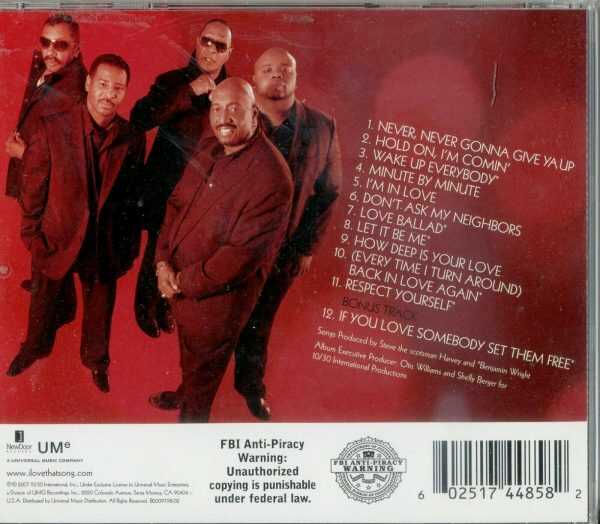 THE TEMPTATIONS - BACK TO FRONT - CD  - LIKE NEW - Image 3