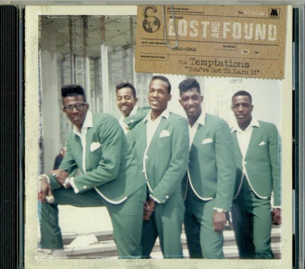 THE TEMPTATIONS -YOU'VE GOT TO EARN IT -  CD  - LIKE NEW