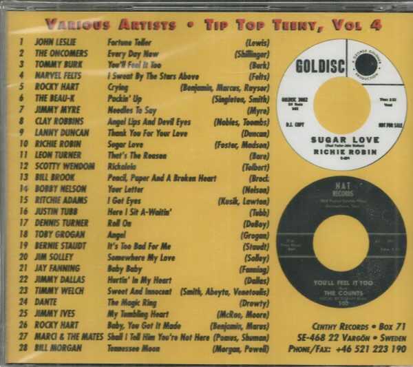 TIP TOP TEENY CD  - Volume 4   Brand New   28 Tracks on Centhy Label - Image 3