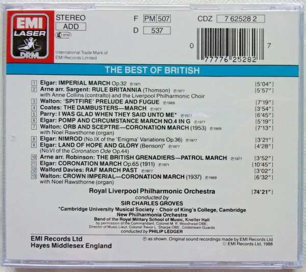 The BEST OF BRITISH - CD - BRAND NEW - Image 3