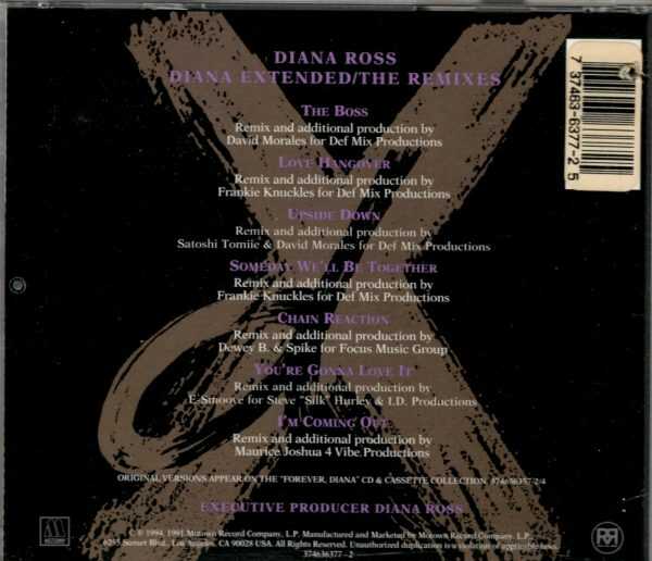 The Remixes by Diana Ross - Diana Extended - CD - Image 3