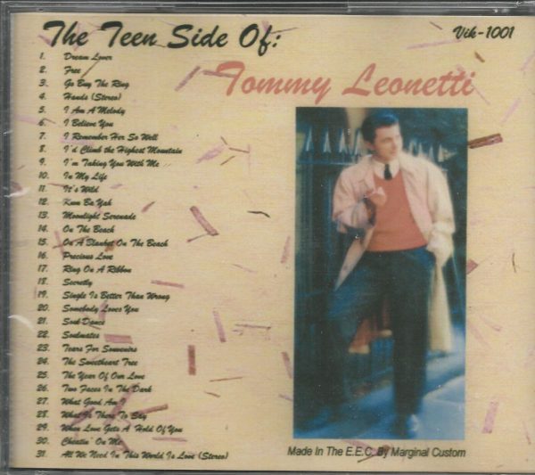 The Teen (Early) Side Of TOMMY LEONETTI - CD - BRAND NEW - Image 3