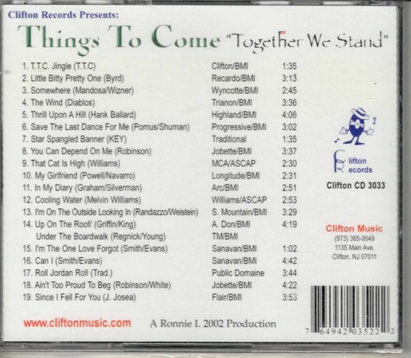 Things To Come - Together We Stand - CD - Brand New - Image 3