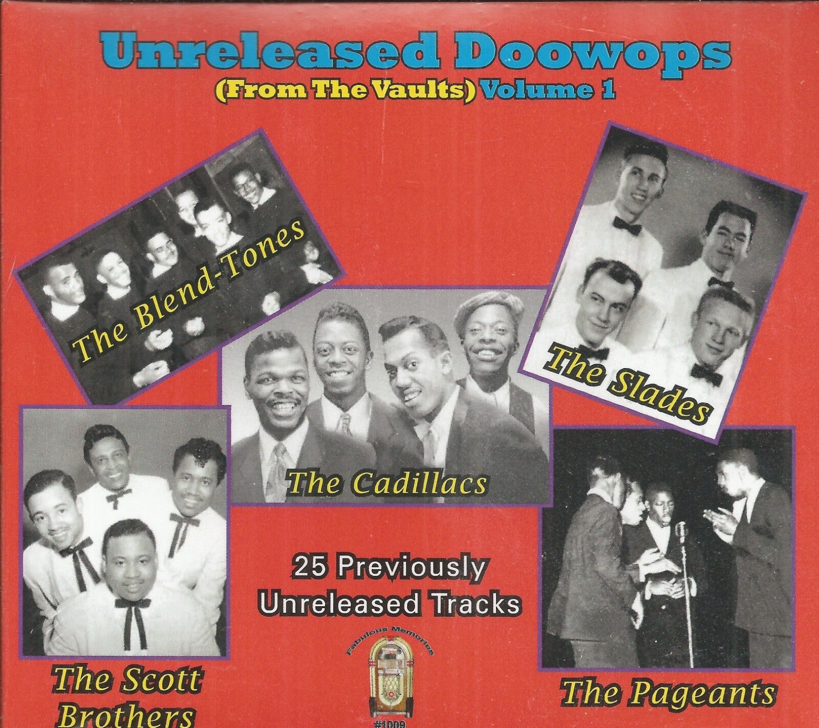 UNRELEASED DOOWOPS - CD - Volume 1 - BRAND NEW