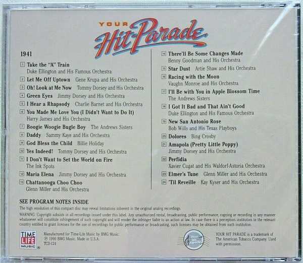 YOUR HIT PARADE 1941 - CD - Brand New - Image 3