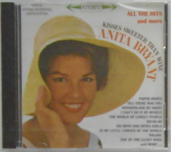 ANITA BRYANT  - All The Hits & More - CD - BRAND NEW
