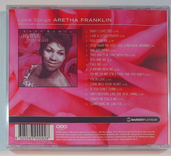 ARETHA FRANKLIN - LOVE SONGS  CD BRAND NEW - Image 3