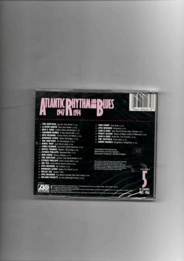 ATLANTIC RHYTHM & BLUES VOL 5 1962-1966 - VARIOUS ARTISTS-BRAND NEW CD - Image 3