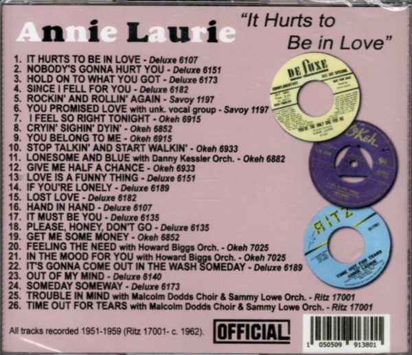 Annie Laurie - It Hurts To Be In Love - CD - Image 3