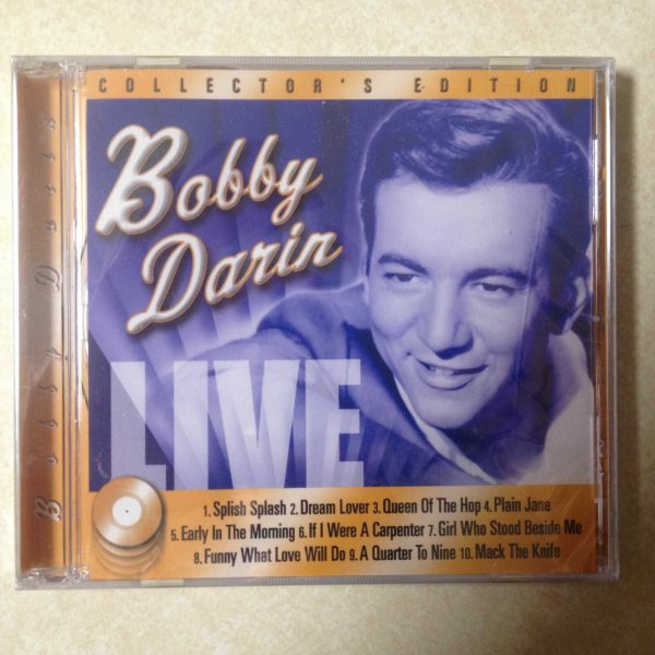 BOBBY DARIN - LIVE - BRAND NEW CD