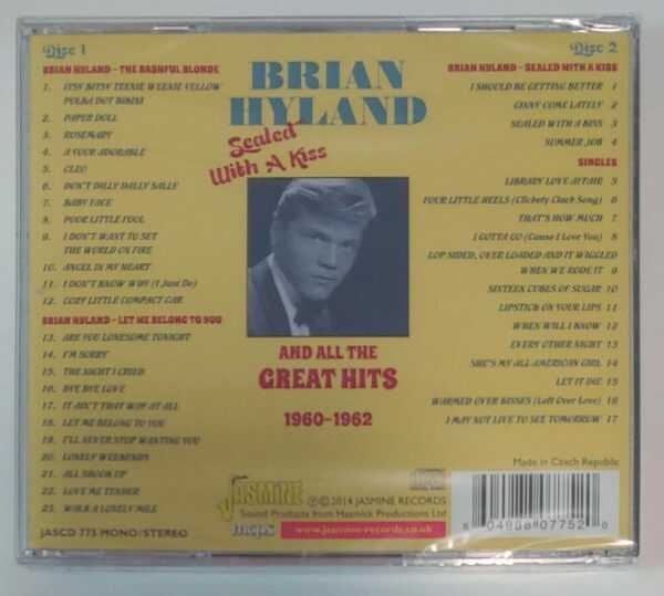 BRIAN HYLAND - SEALED WITH A KISS AND ALL THE GREAT HITS   CD     BRAND NEW - Image 3