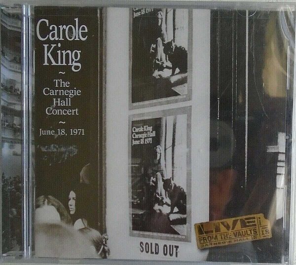 CAROLE KING - CD - The Carnegie Hall Concert - June 18, 1971 - BRAND NEW