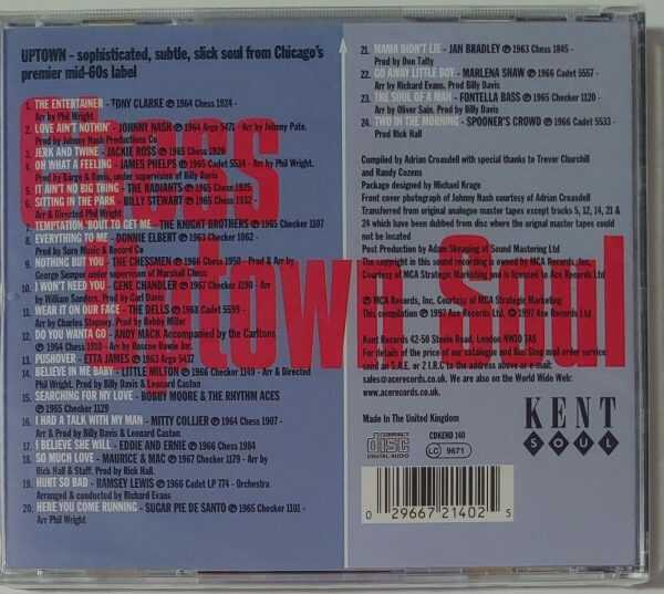 CHESS UPTOWN SOUL   CD  BRAND NEW - Image 3