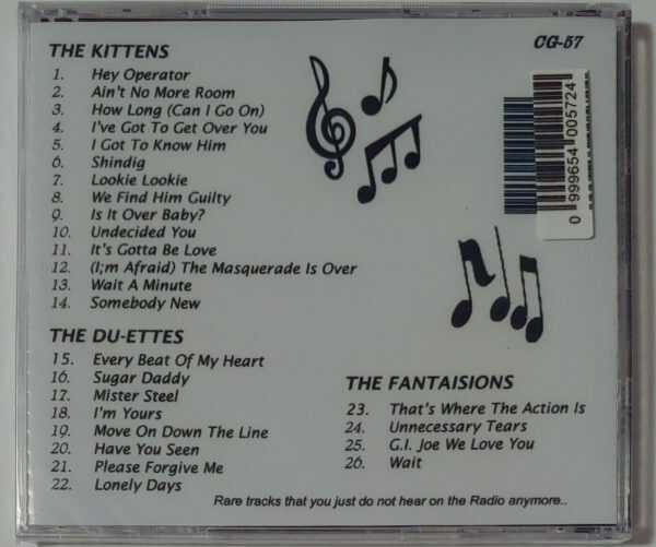 CHICAGO GIRLS - KITTENS DU-ETTES AND FANTASIONS   CD  BRAND NEW - Image 3