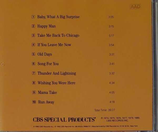 CHICAGO - TAKE ME BACK TO CHICAGO   CD     LIKE NEW - Image 3
