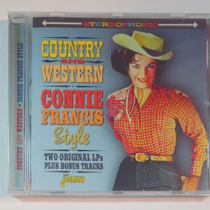 CONNIE FRANCIS - COUNTRY WESTERN CONNIE FRANCIS STYLE  CD BRAND NEW