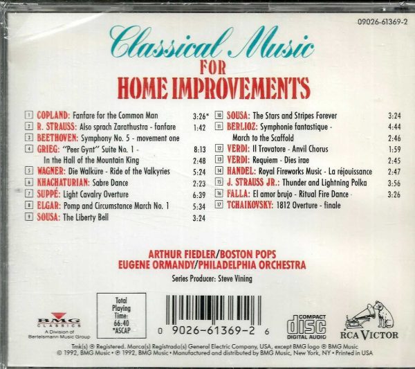 Classical Music for Home Improvements CD BRAND NEW - Image 3