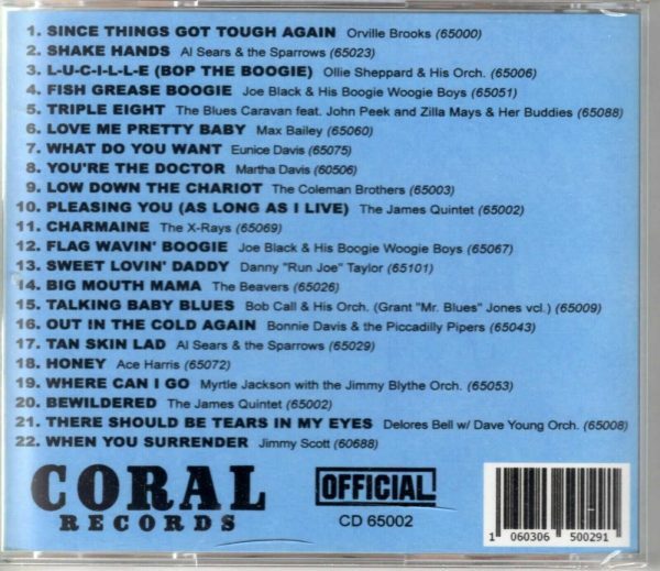 Coral Rhythm N Blues - Vol 2 - CD - Brand New - Image 3