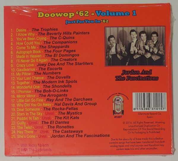 DOO WOP - 62 - VOL 1   CD BRAND NEW - Image 3