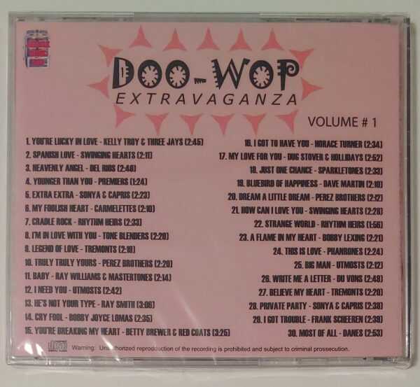 DOO WOP EXTRAVAGANZA - VOL 1   CD BRAND NEW - Image 3