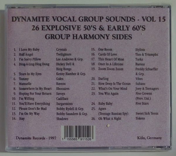 DYNAMITE GROUP SOUNDS - VOL 15   CD BRAND NEW - Image 3