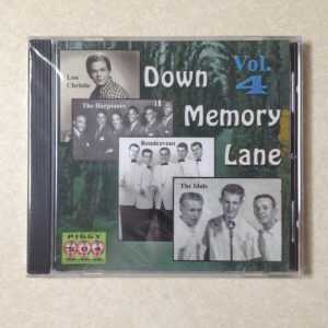 Down Memory Lane Vol 4- The Harptones Idols Lou Christie- BRAND NEW CD
