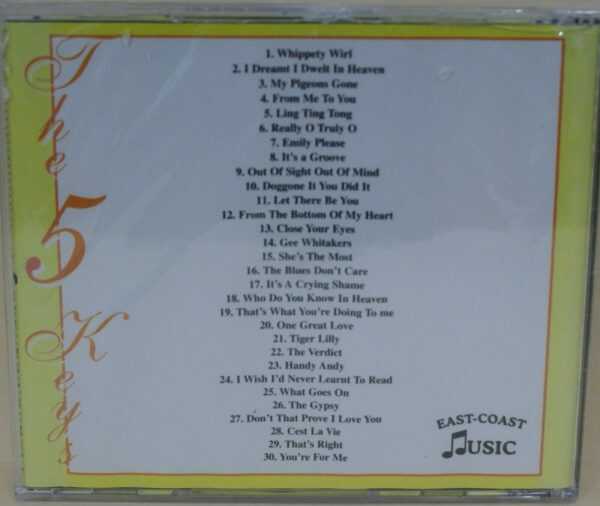 FIVE KEYS - CD - BRAND NEW - Image 3