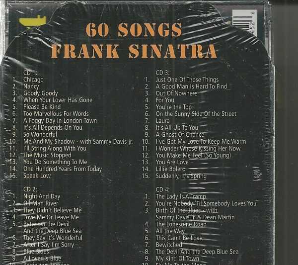 FRANK SINATRA - Jukebox Hits - 4 CDs - BRAND NEW - Image 3