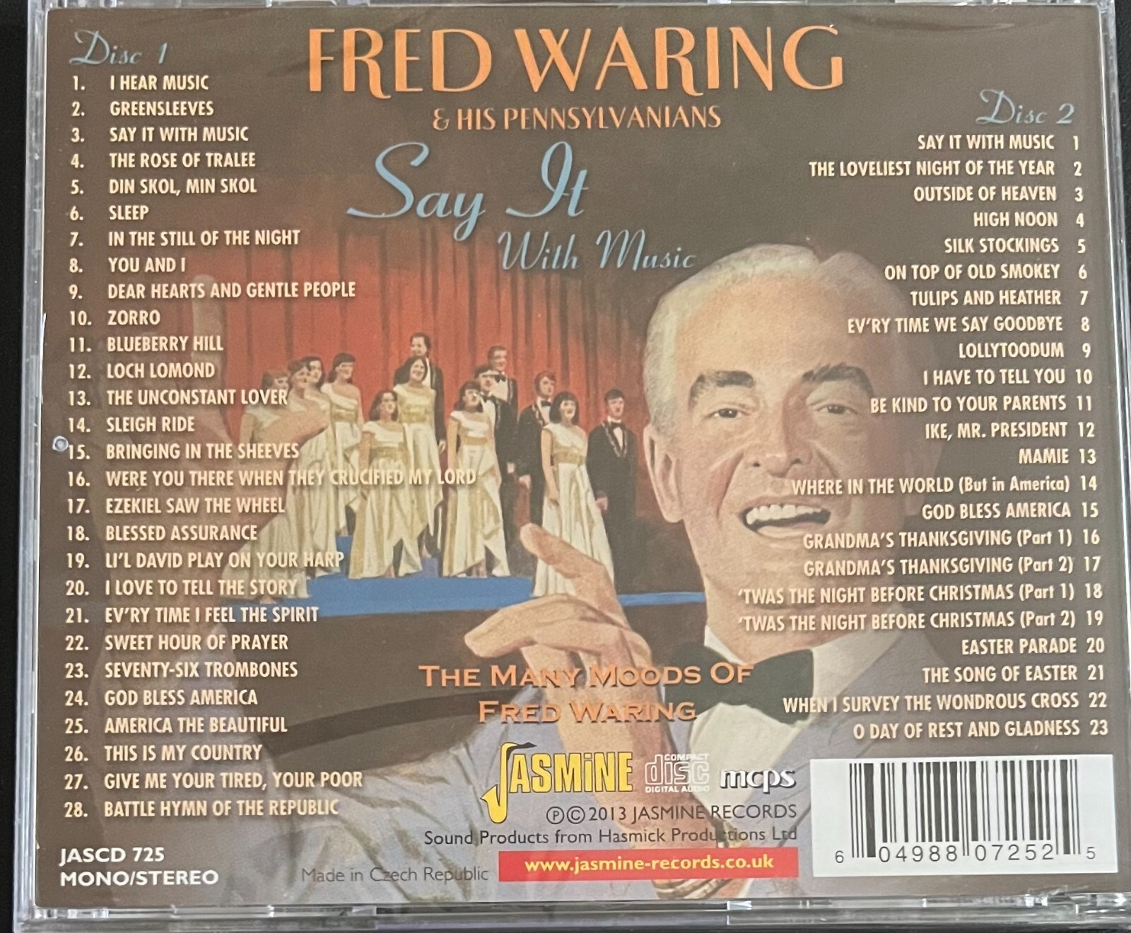 FRED WARING & HIS PENNSYLVANIANS - SAY IT WITH ME - CD BRAND NEW - Image 3