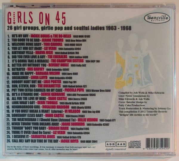 GIRLS ON 45   CD BRAND NEW - Image 3
