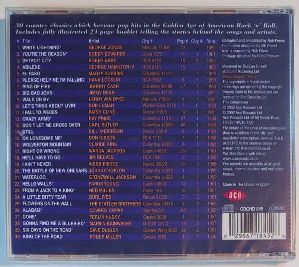 GOLDEN AGE OF AMERICAN ROCK AND ROLL - COUNTRY EDITION   CD BRAND NEW - Image 3