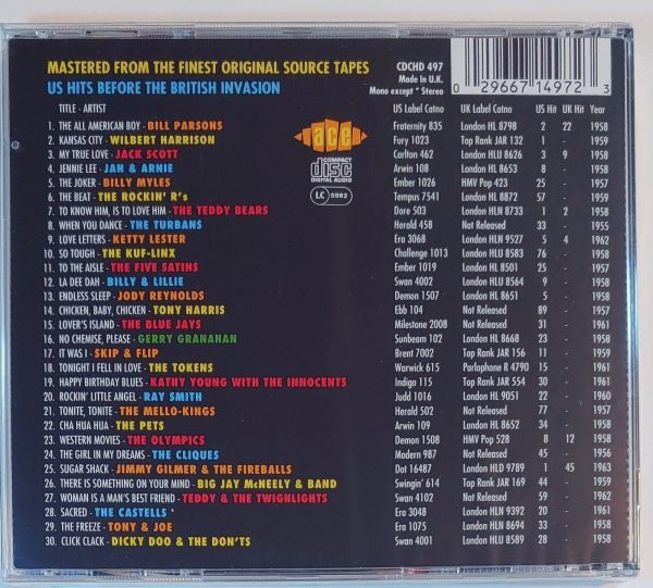 GOLDEN AGE OF AMERICAN ROCK AND ROLL - VOL 3   CD BRAND NEW - Image 3
