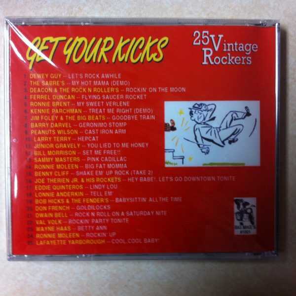 Get Your Kicks CD - 25 Vintage Rockers   Brand New     25 Tracks - Image 3
