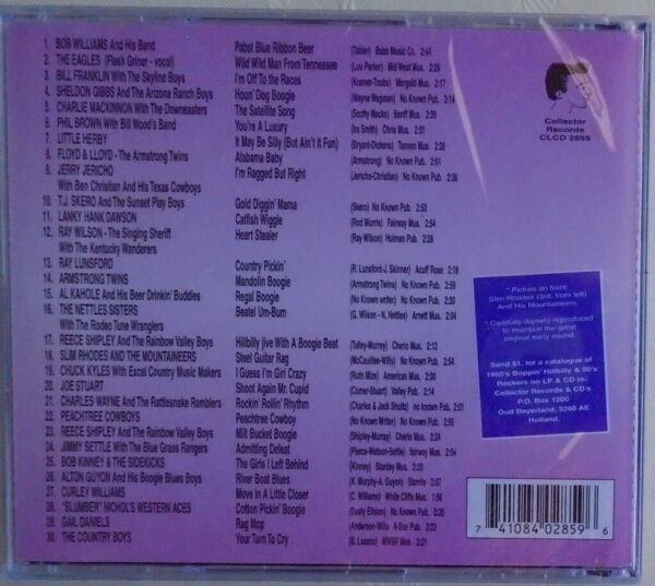 HILLBILLY JIVE WITH A BOOGIE BEAT - CD - Boppin' Hillbilly Series  - BRAND NEW - Image 3