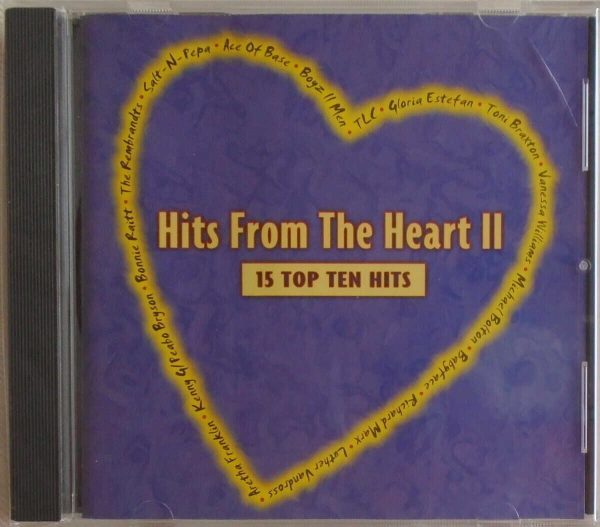 HITS FROM THE HEART II - CD - 15 Top Ten Hits - BRAND NEW