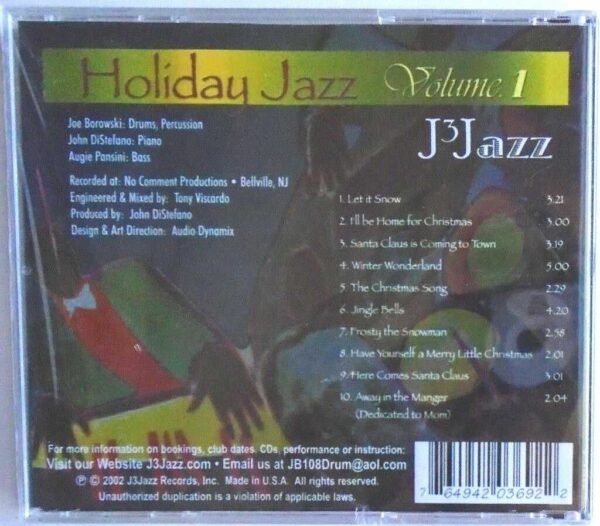 HOLIDAY JAZZ - CD - Volume 1 - BRAND NEW - Image 3