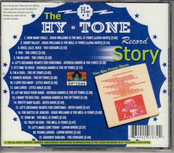 Hy-tone Record Story - by Various Artists - CD - Brand New - Image 3