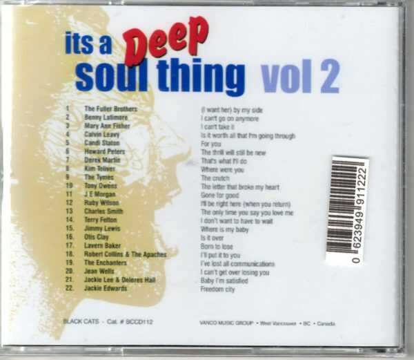 It's A Deep Soul Thing - Vol 2 - CD - Image 3