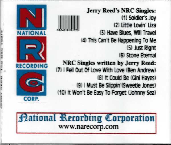 JERRY REED - THE NRC YEARS 1958-60 CD BRAND NEW - Image 3
