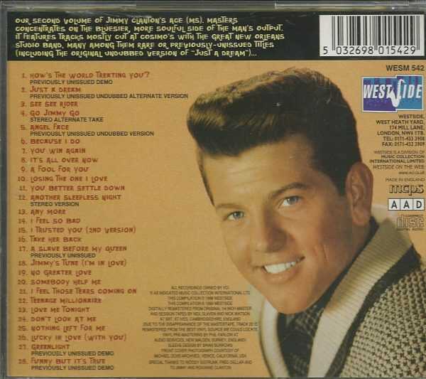 JIMMY CLANTON - CD - Jimmy's Tunes - BRAND NEW - Image 3