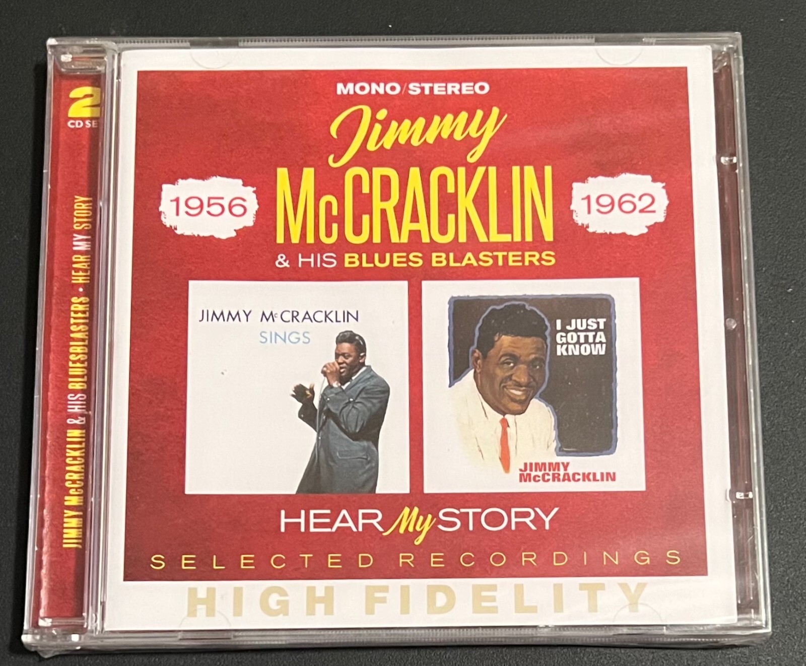 JIMMY MCCRACKLIN & HIS BLUES BLASTERS - HEAR MY STORY - CD BRAND NEW
