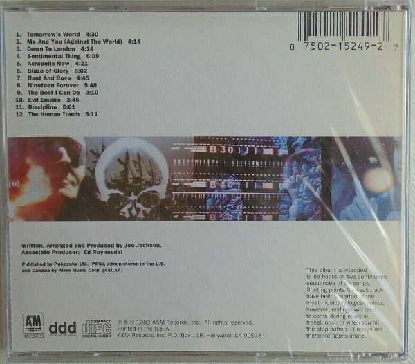 JOE JACKSON - CD - Blaze of Glory - BRAND NEW - Image 3