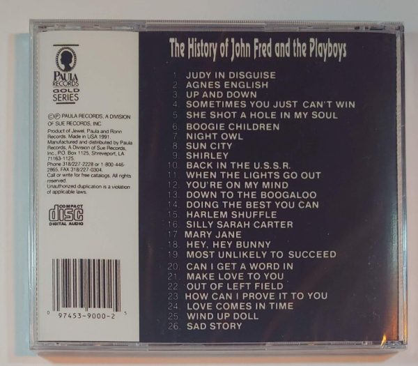 JOHN FRED AND THE PLAYBOYS - HISTORY OF  CD BRAND NEW - Image 3