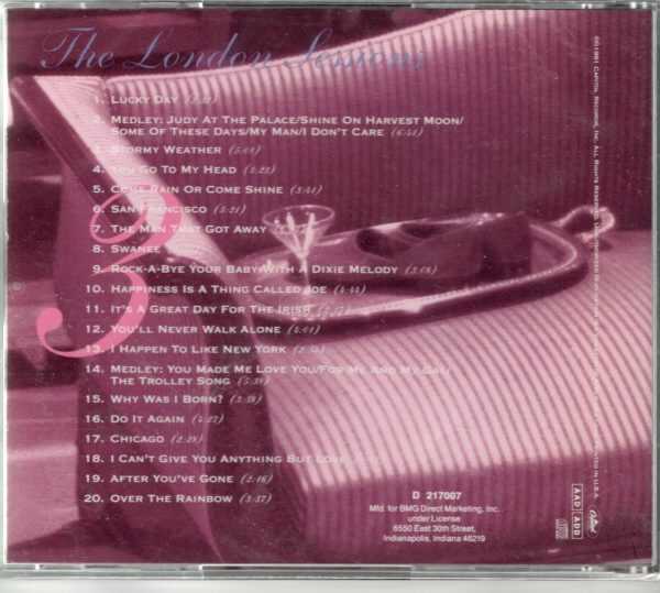 Judy Garland - One And Only Vol 3 - London Session - CD - Brand New! - Image 3