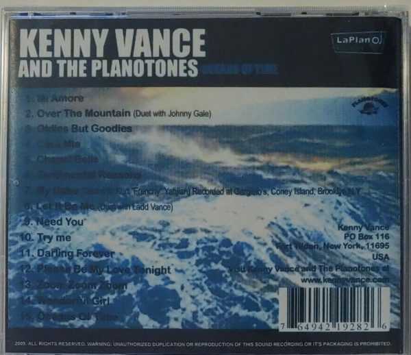KENNY VANCE & THE PLANOTONES - OCEANS OF TIME   CD     BRAND NEW - Image 3